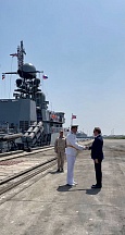 О посещении российского корабля в порту Бендер-Энзели О посещении российского корабля в порту Бендер-Энзели